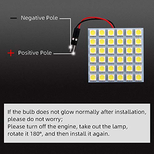 Lámpara LED interior para auto 10-pack 5050 36SMD miniatura 6
