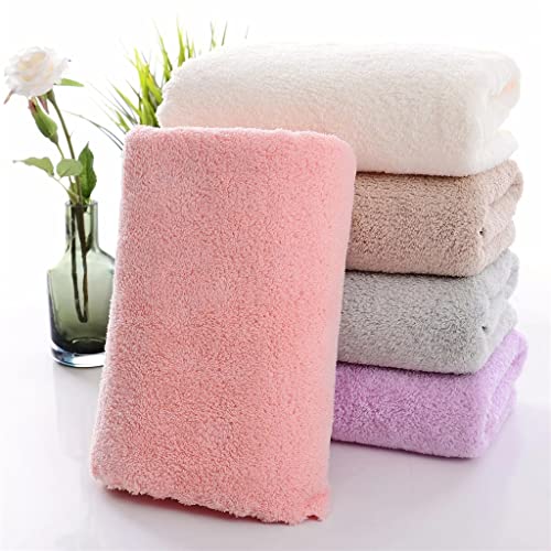 Serviette de bain velours corail pour le visage serviettes de bain en polyester - 6