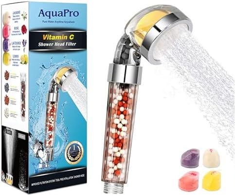 High Pressure Shower Head & Vitamin C Filter, Water Saving Handhe...