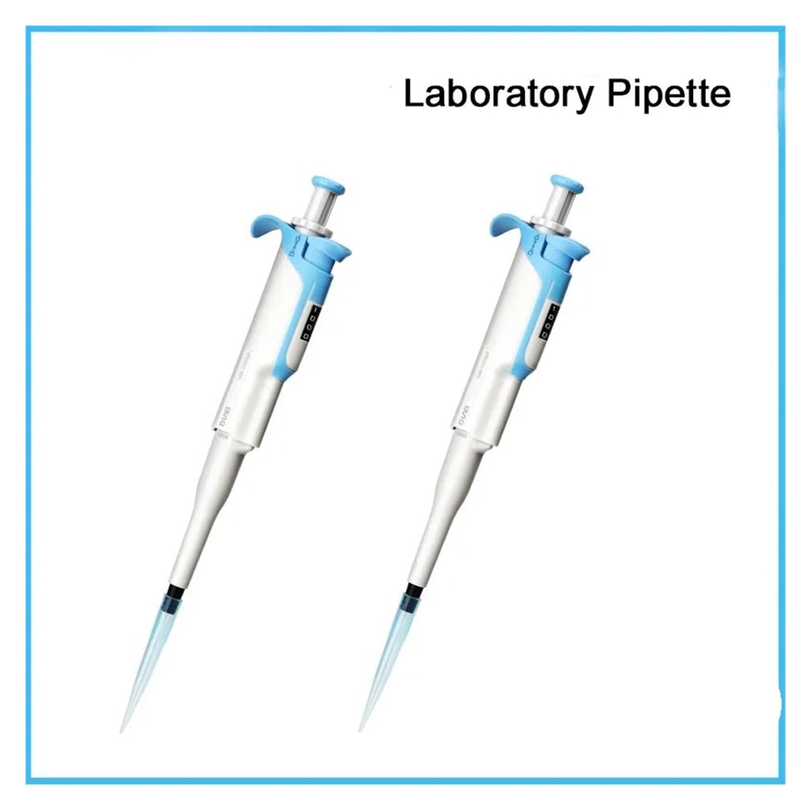 Laborpipette, digital, einstellbar, 0,1–10 ml, Pipette, Laborbedarf, autoklavierbar, Tropfpipette, medizinisches Zubehör mit Spitzen(30-300ul)