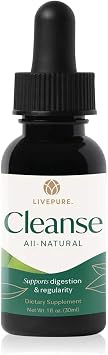 PURE Cleanse Liquid | Plant-Based Supplement Designed to Support Digestive Balance, Gut Health & Full-Body Wellness | Fast-Absorbing Herbal Formula | Vegan, Gluten-Free, Additive-Free | 1 fl oz