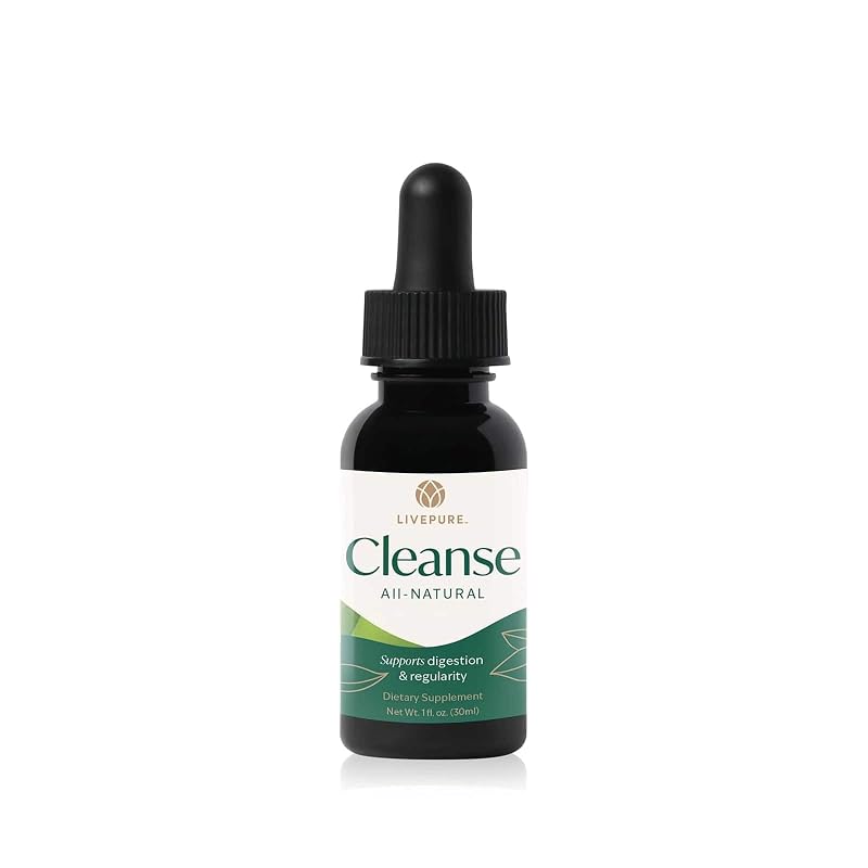 PURE Suplemento digestivo líquido com cascara sagrada, 30 mL, 1 frasco