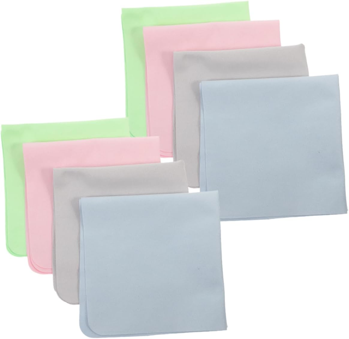 Outanaya 8pcs Eyeglass Cleaning Cloths Soft Microfiber Cloths for Safe Cleaning of Glasses Screens and Lenses Includes
