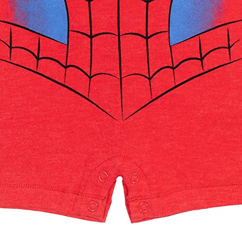 Marvel Avengers Spider-Man Toddler Boys Cosplay Romper Spiderman 2T - image 5