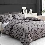 Pamposh King Size Duvet Cover Sets Premium Microfiber Duvet Cover King Size Ultrasoft Hypoallergenic Reversible Bedding Set With Zipper Closure