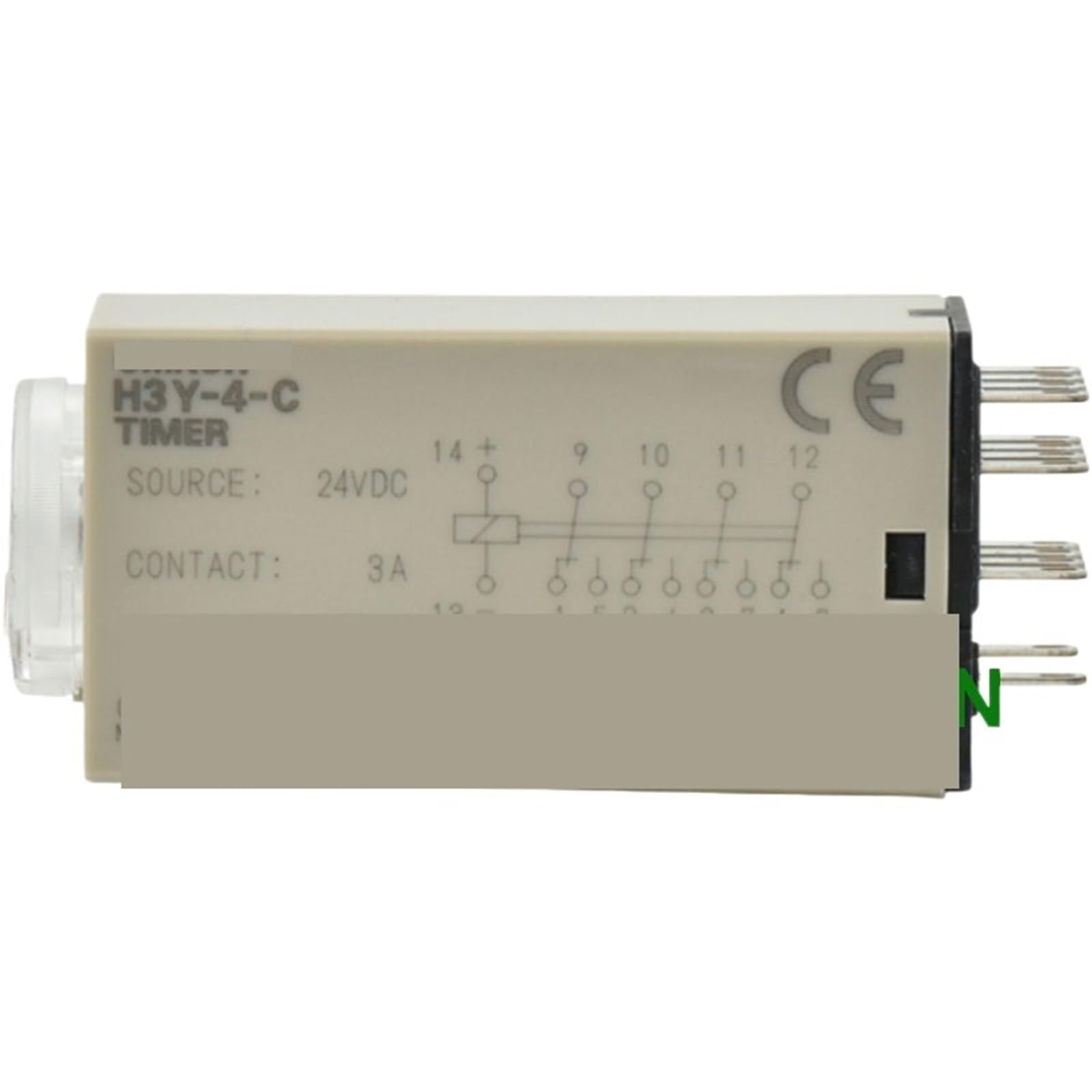 Évitez les surcharges avec le relais temporisé H3Y-4-C DC24V de 1s à 3min