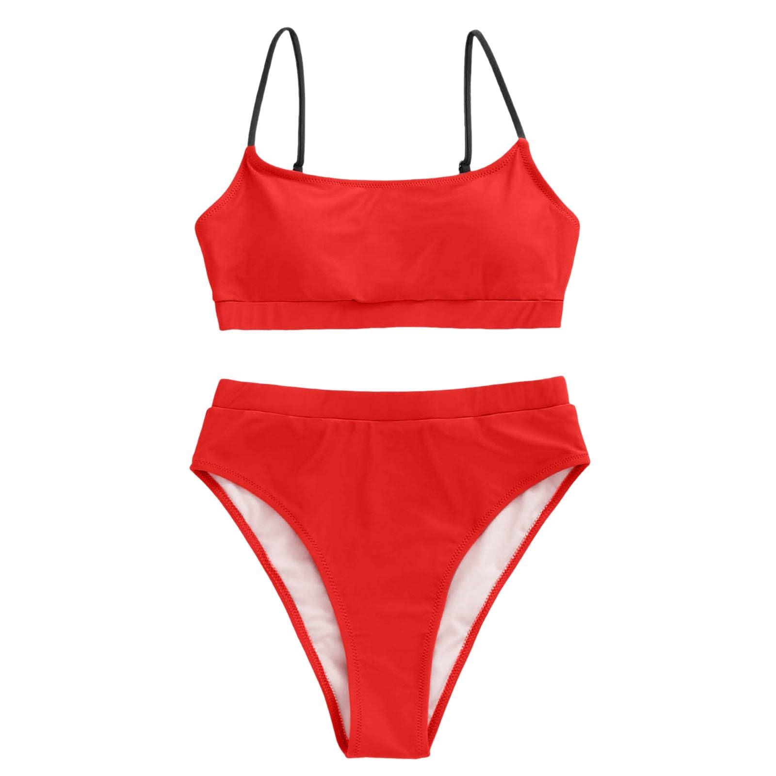 Bikini da donna con allacciatura al collo, push-up sul fondo, due pezzi, viola, XL