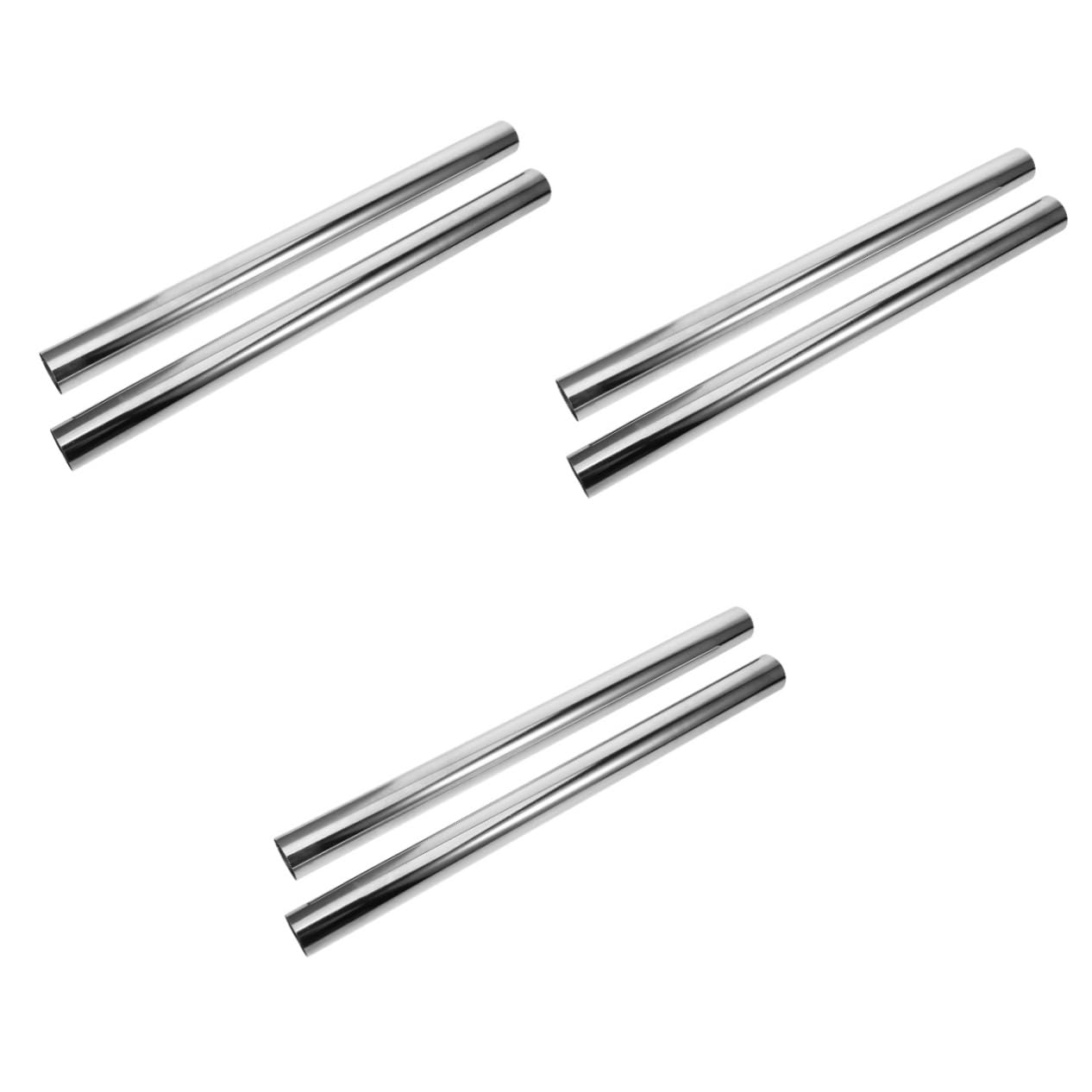 Veemoon 6 Pcs Vacuum Cleaner Tube Vacuum Extension Wands Extension Vacuum Wand Hose Extension Wands Vacuum Cleaner Accessories Vacuum Attachment Vacuum Cleaner Supplies Cleaner Parts Steel