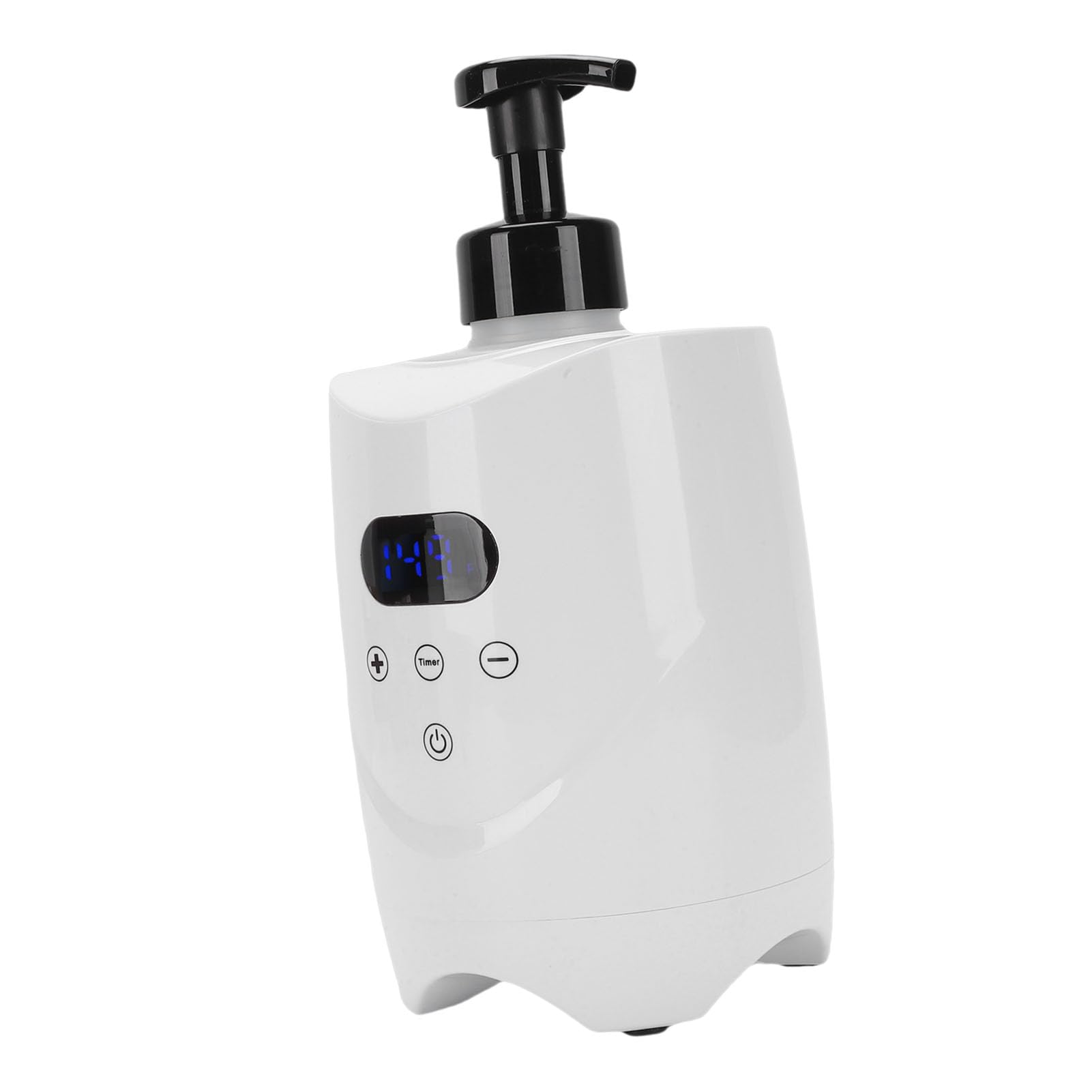 Brrnoo Calentador de Espuma de Afeitar Máquina de Espuma Calentador de para Crema de Afeitar y Cuidado de la Piel 500 Ml con Pantalla de Temperatura 30-75 ° C para el Hogar (Enchufe de la UE 220V)