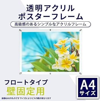 Amazon.co.jp: ヒョーシン_53345 アクリルポスターフレーム A4