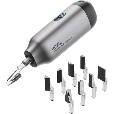 HOZO NeoSander Reciprocating Detail Sander, Mini Electric Pen Sander with 13000 SPM Linear Motion, Adjustable Stroke for Precision Sanding, Ideal for 3D Printing, Model Making, Crafts & DIY Projects