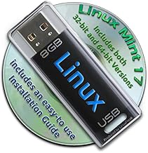 Linux Mint 17 on Bootable 8GB USB Flash Drive - 32-bit and 64-bit