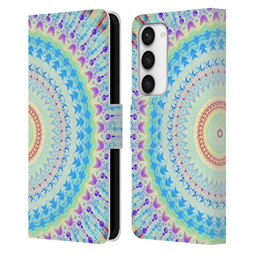 Étui portefeuille Galaxy S23 5G Haroulita Mandala en cuir