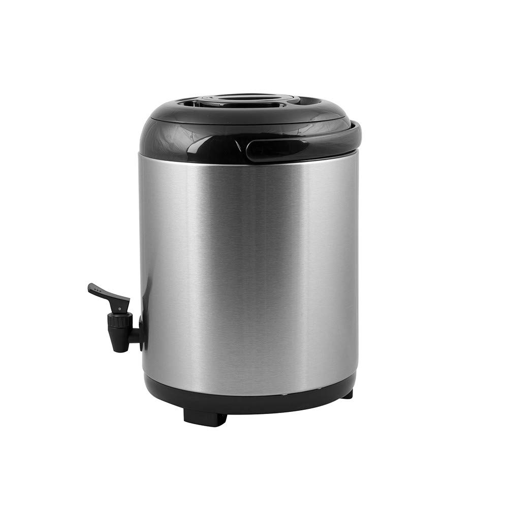 Bama Conterneur Isotherme avec Robinet 10L Portable Inox pour boissoins chaud ou froid Conservation 6h chaud, 8h froid