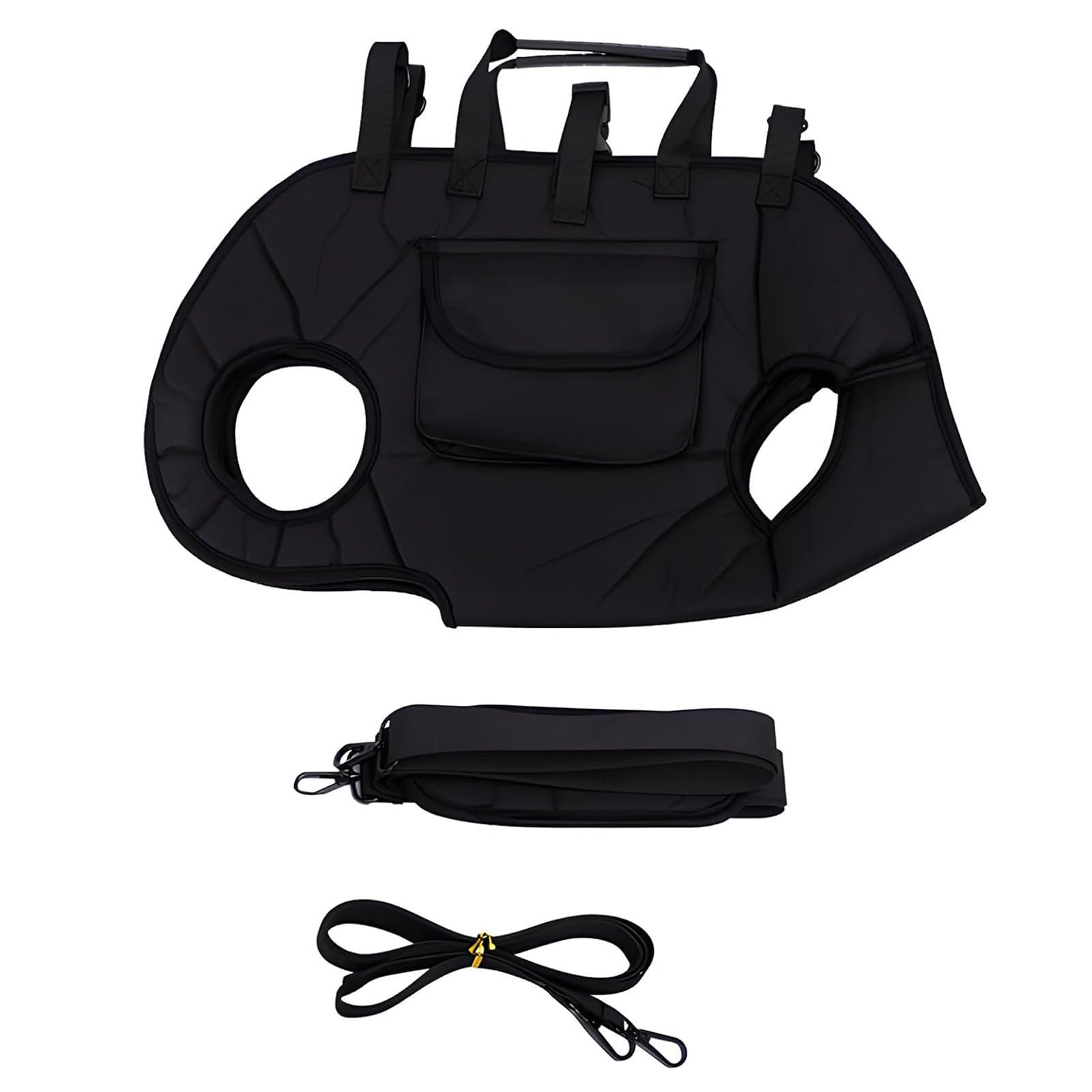 MICFENY Foldable Dog Backpacks with Adjustable Straps and Ventilated Design Ensuring Pet During Journeys