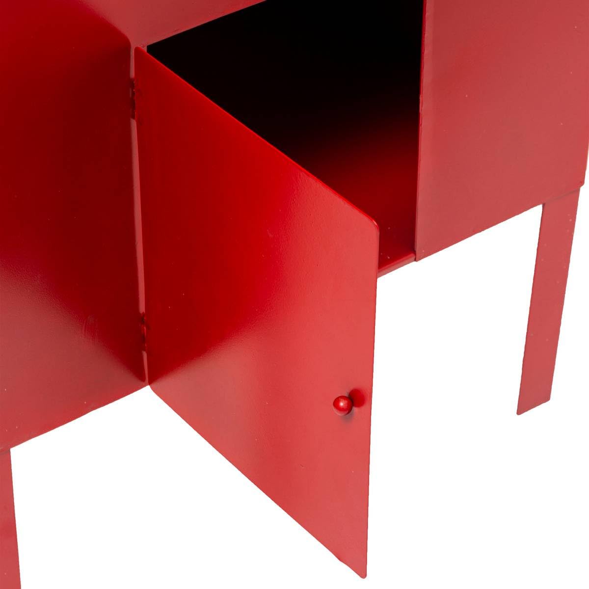 Atmosphera - Grand modèle Boite Lettres Rouge métal h 80
