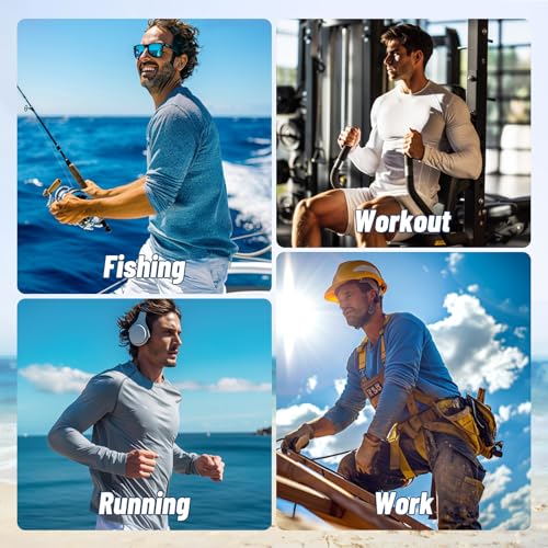 3 Pack Long Sleeve Shirts for Men - Comfortable and Stylish