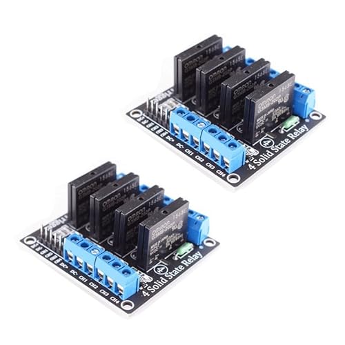 2 x 4 Channel Relay Module 5V DC Solid State Relay Compatible with Arduino and Raspberry Pi,Low Level Trigger Power Switch Board 2 x 4 Channel Relay Module 5V DC Solid State Relay Compatible with Arduino and Raspberry Pi,Low Level Trigger Power Switch Board