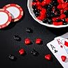 Wesiti 200 Pcs Mini Casino Resin Figurines Bulk Casino Cake Toppers Decorations Tiny Poker Miniature Figures Charms Poker Ornament for Las Vegas Night Theme Birthday Party DIY Craft #5