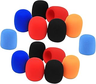 VICASKY 15 Pçs Capa De Microfone Capas De Microfone Espumas De Pára-Brisas Capa De Microfone Tampas De Microfone Capa Fone De Ouvido Microfone Microfone Pára-Brisas Microfone De Ouvido