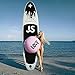 JSsup Inflatable Paddle Board - Blow Up Paddle Board - Stand Up Paddle Boards for Adults - Inflatable Sup - Paddleboard Inflatable (Black)