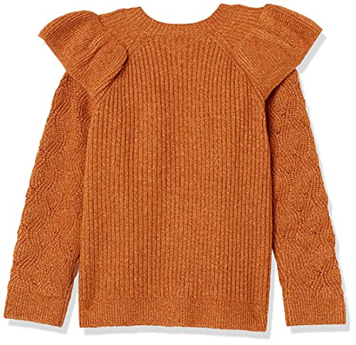 Amazon Essentials Girls and Toddlers' Soft Touch Ruffle Sweater - Discontinued Colors2