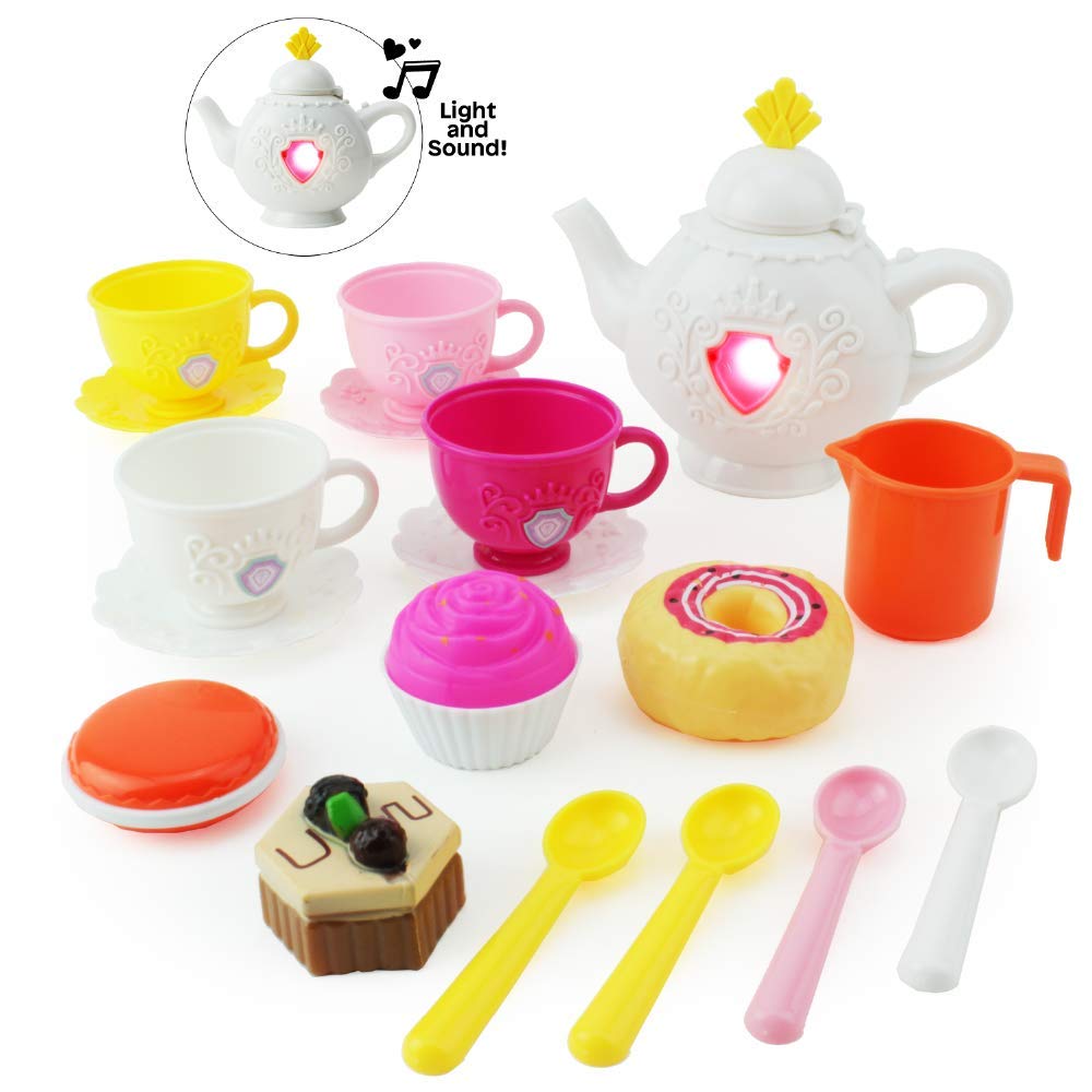 girls plastic tea set