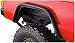 Bushwacker 10922-07 Jeep Flat Style Fender Flare - Set of 4