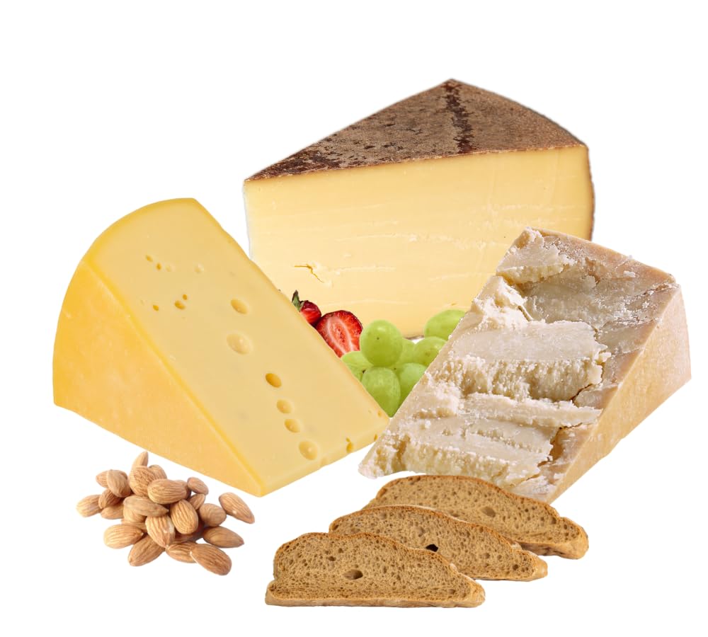 Almgourmet Gourmet-Käsevariation Probierplatte Südtirol 500g 3 Südtiroler Käsessorten würzig kräftig