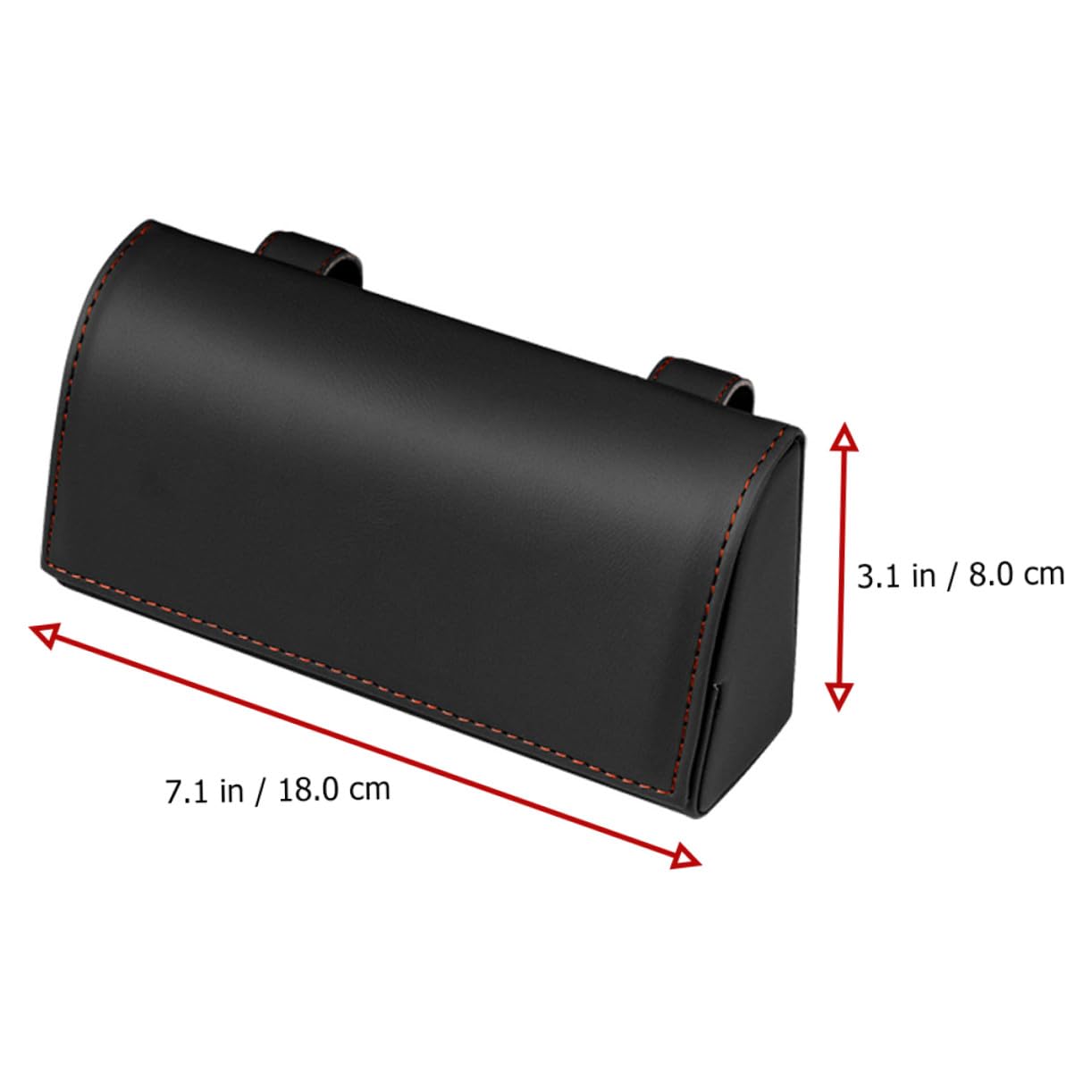 2piezas Estuche De Gafas De Sol para Coche Organizador De PU para Visera Caja De Almacenamiento Multifuncional para Gafas y Tarjetas