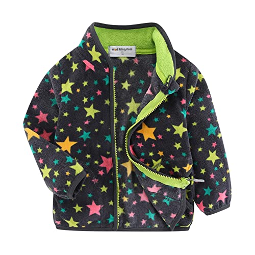 Image of Mud Kingdom Unisex Kids Fleece Jacket Printing Zip Up