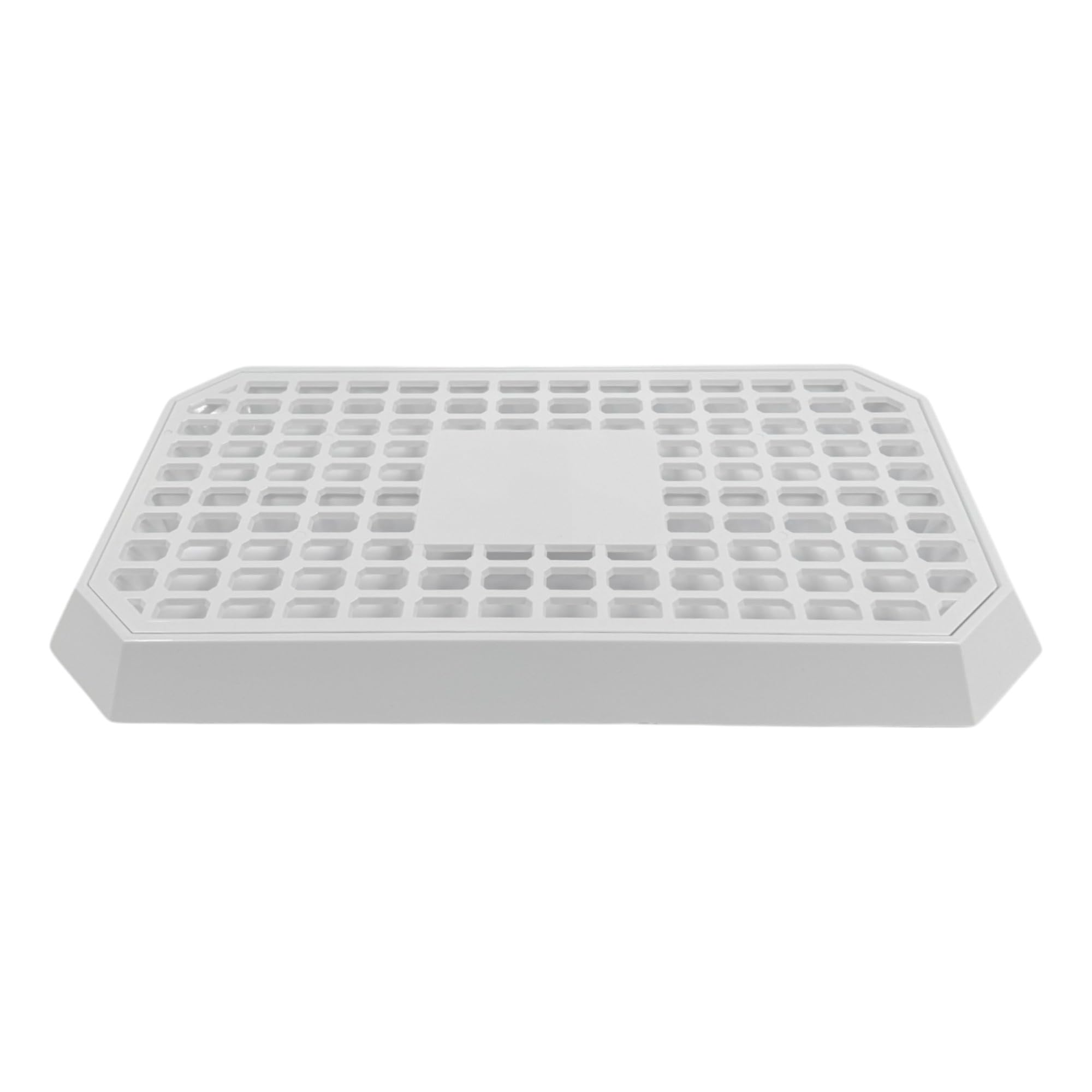 Chabrias Ltd White Uni Bar Plastic Drip Tray - Rectangular Bar Tray Beer Catcher, Nightclub Pub Accessory For Catching Spills & Drips, Durable & Easy-To-Clean, Convenient With Removable Liner - Made In England