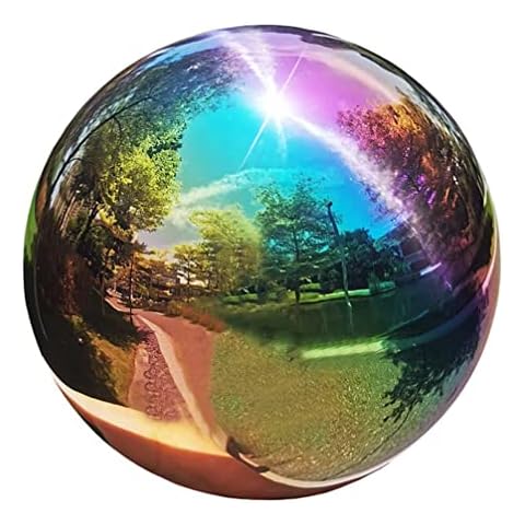 Healvian Stainless Steel Gazing Ball Ornament Cover