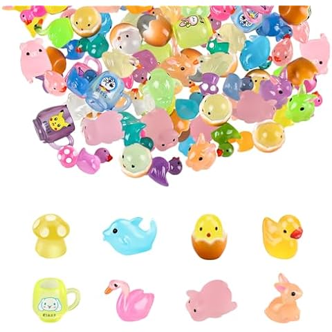 60 Mini Luminous Animal Resin Figures Cover