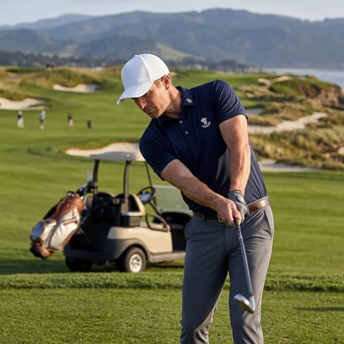 Image of TOP-EX Performance Baseball Hat for Men Water Resistant Golf Cap Running Cooling Snapback Laser Perforated
