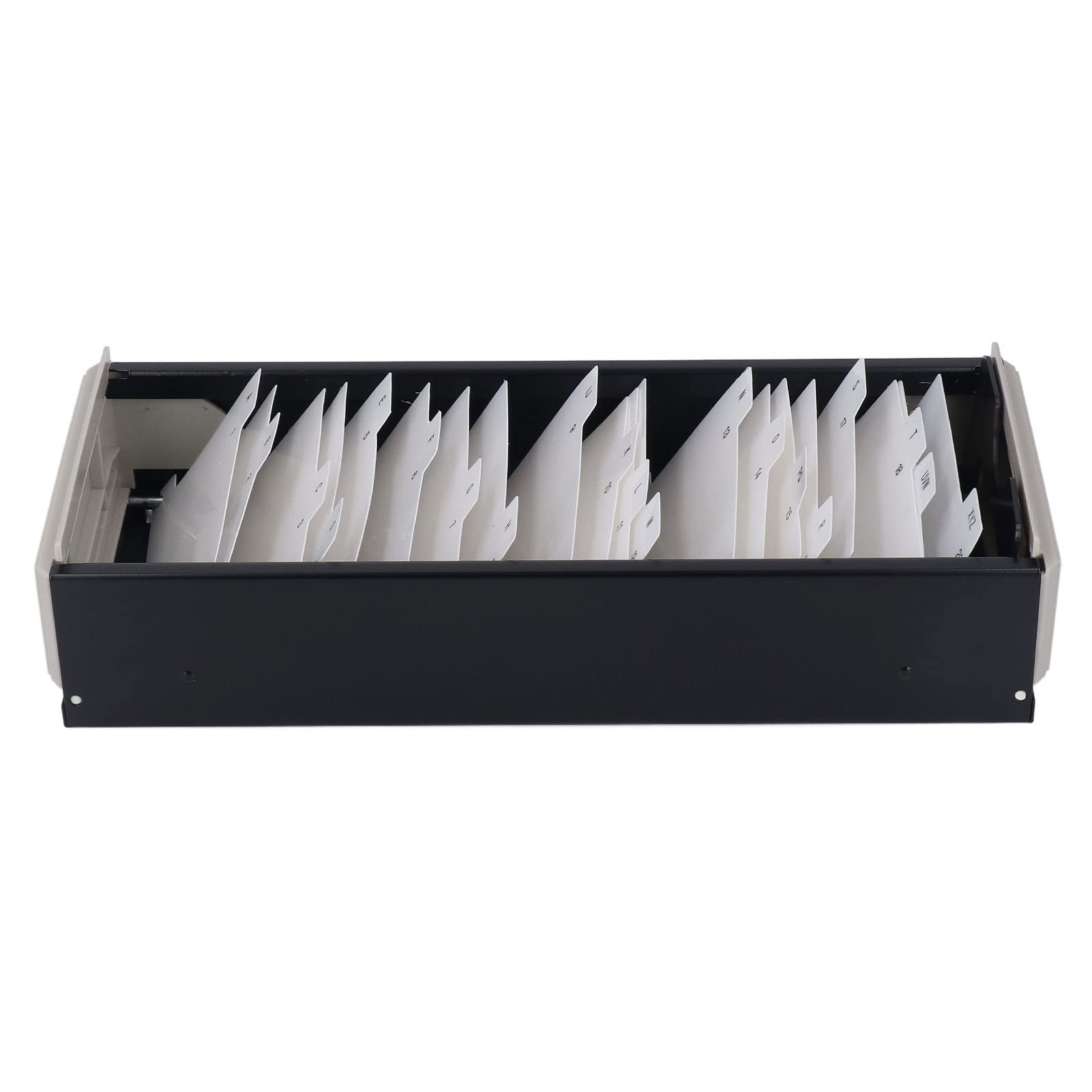 Caja de Archivos Zunate con Tapa Transparente Organizador Negro