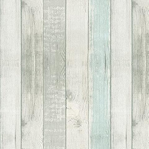 Rustic Blue Wood Shiplap Contact Paper Cover