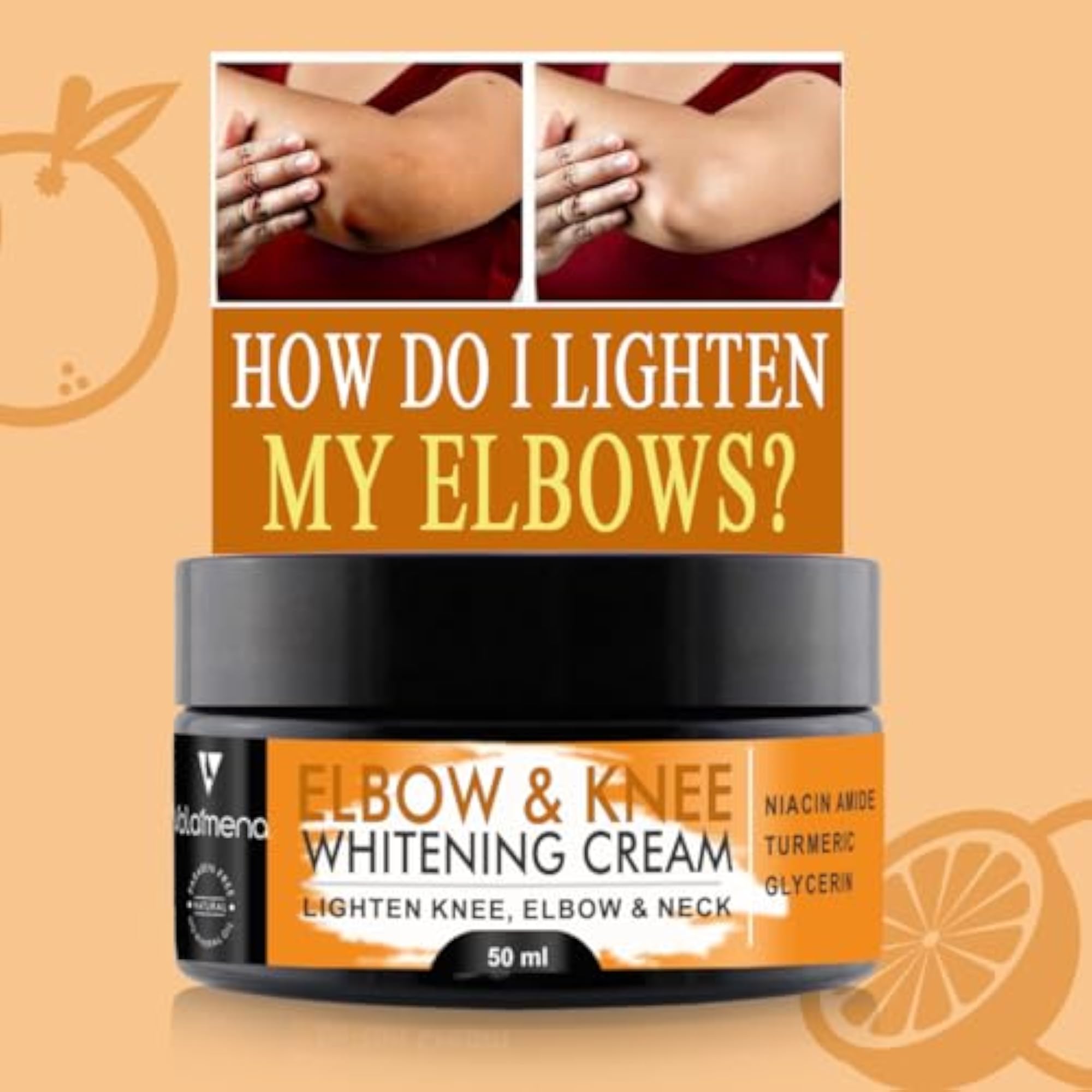 Elbow & Knee Cream with Vitamin-C, Niacinamide & Turmeric