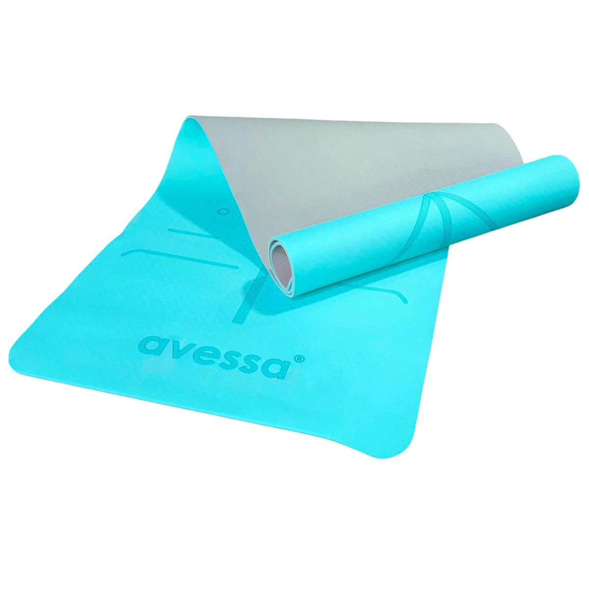 Avessa Pilates Minderi Çift Renk Turkuaz Tpe-60