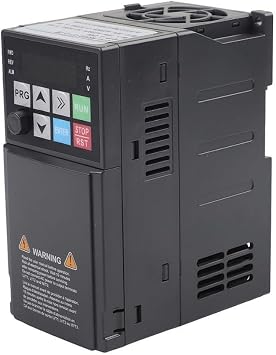 Variable Frequency Drive, 0.4kW 220V Single to Three Phase, VFD Controller with Digital Display, Advanced V/F Control for Motor Automation