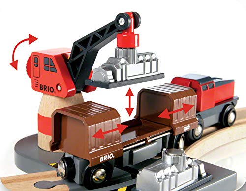 Brio World - 33061 Cargo Harbor Set | 16 Piece Toy Train With Accessories And Wooden Tracks For Kids Ages 3 And Up #TOP6