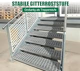 Natotela Ruszt odpływowy ze stali ocynkowanej – 100 x 20 cm. Metalowe ruszty odpływowe, wysokowydajna osłona drenażowa do garażu, fabryki, gospodarstwa rolnego, parkingu, rowu ściekowego
