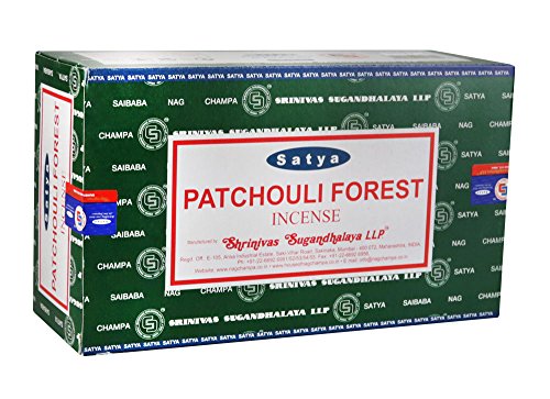 Satya FBA_871176 Patchouli Forest Nag Champa Incense 180 Grams thumb #1