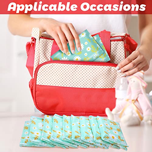 Image of Geyee 50 Pack Travel Tissue Packets Facial Paper Napkins, Daisy