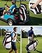 Vancropak Golf Cart Bag, Cool Mens Golf Gifts with 15 Way Divider Top, USB Charging Port, Waterproof Protective Rain Cover, Shoe Compartment, Cooler Pocket, Tracker Slot, Umbrella Holder, Golfer Gifts