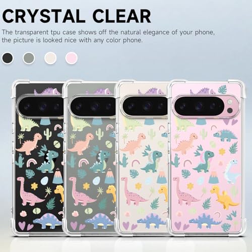 Coque Google Pixel 9 dinosaures mignons pour filles accessoire rigolo - 3