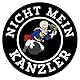 Nicht Mein Kanzler Aufkleber, Rund, Baron von Münchhausen Design, Schwarz, CDU Kritik, Merz, 2 Stück, Politischer Humor, Sticker