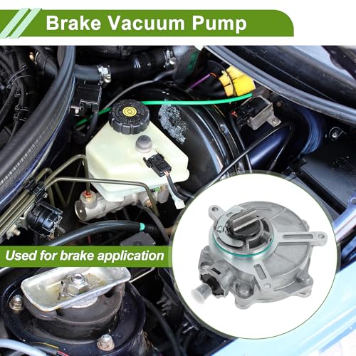 Bomba de Vacío de Freno No.06E145100B Bomba de Vacío de Motor para Audi A4 2005-2009 Aleación de Aluminio Tono Plateado 1 Pc miniatura 2