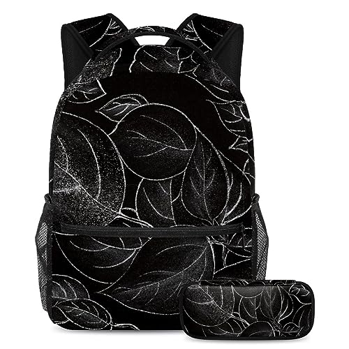 Sac à dos ergonomique et trousse assortie contre le désordre des fournitures