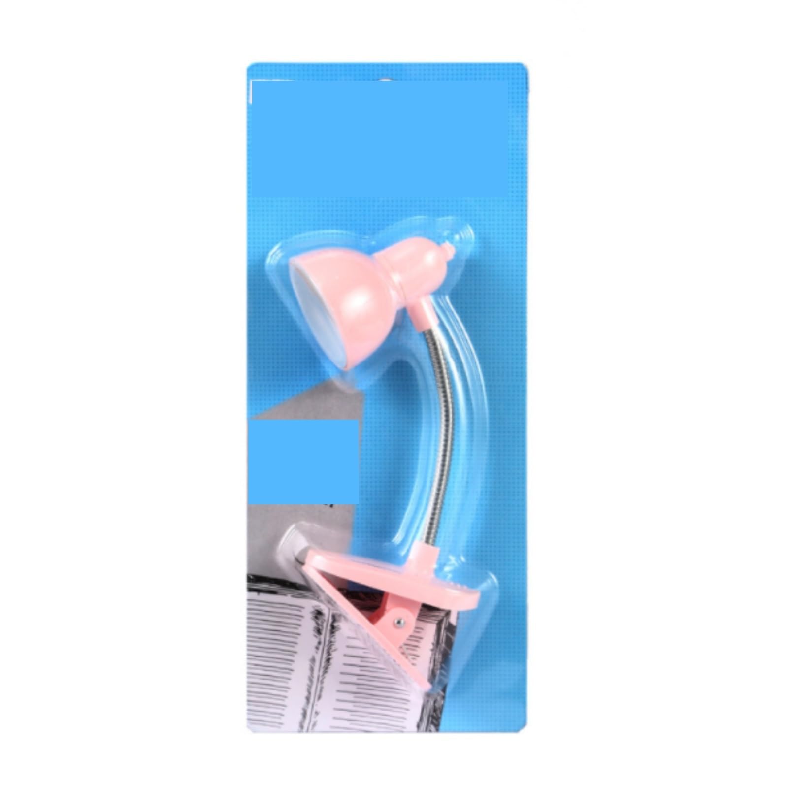 Lampada da Tavolo per Ufficio Lampada da Scrivania A LED Piccola con Clip, Pieghevole, for Studio, Camera Letto, Dormitorio Lampada da Scrivania Lettura(Pink)